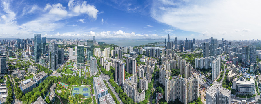 深圳南山区粤海街道全景图