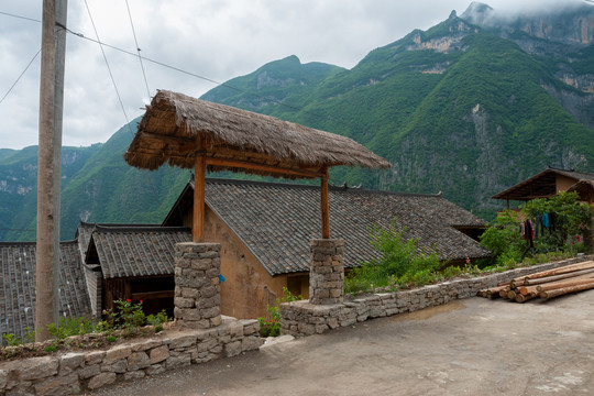 重庆巫山下庄美丽的风光