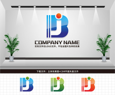 BJ字母LOGO