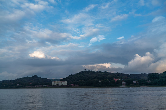 彭山岷江江景