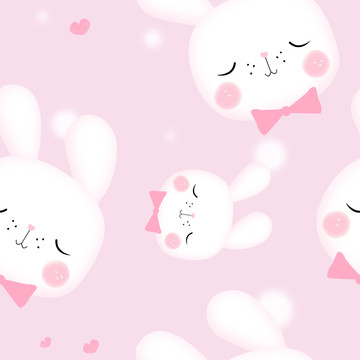 卡通兔子墻紙