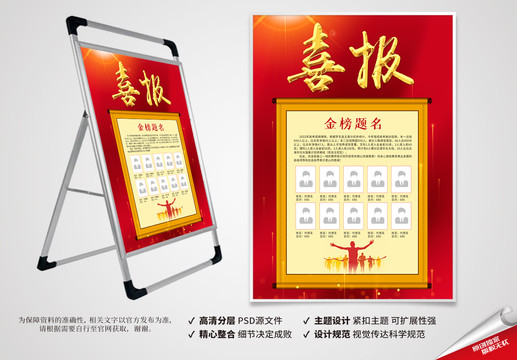 高考喜報(bào)展板