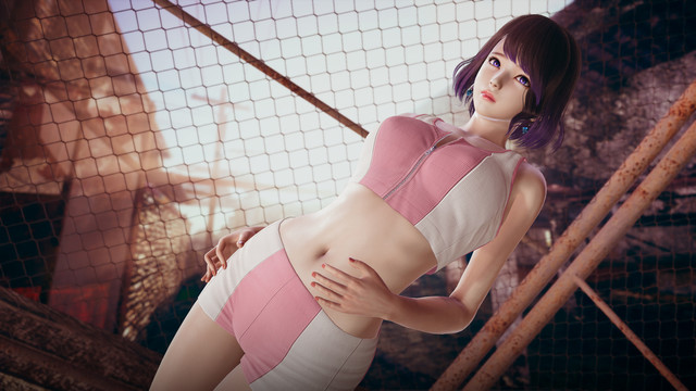 CG卡通性感美女三維虛擬人物
