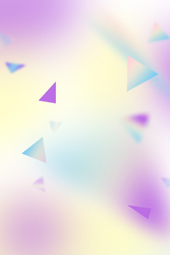 618渐变紫色三角形几何背景