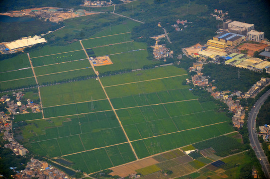 山区乡村航拍