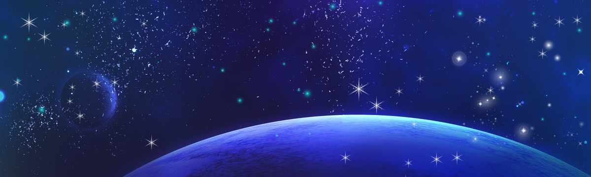 多彩夢(mèng)幻璀璨星空背景裝飾畫