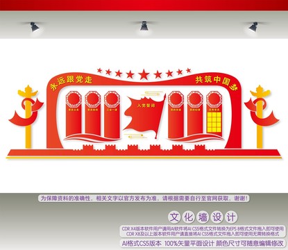 入黨誓詞文化墻