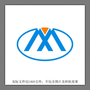 M字母创意LOGO设计