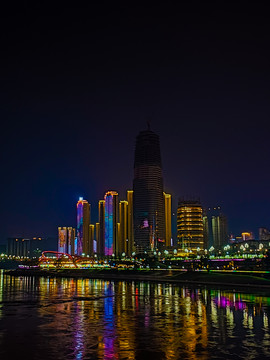 高楼夜景