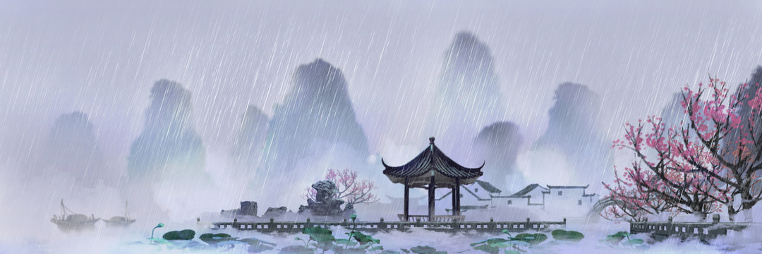 煙雨江南