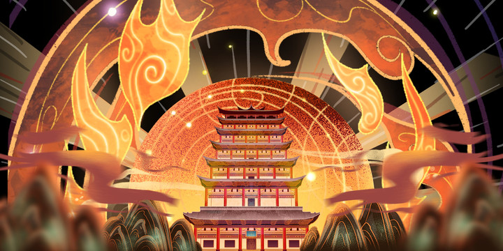 敦煌日出