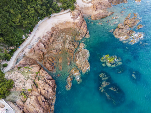 航拍海岛风光