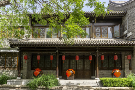 中式古建筑街景