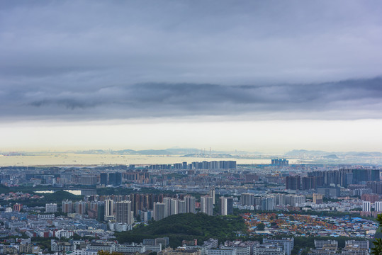 深圳宝安区福永沙井全景