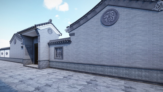 自建房大門