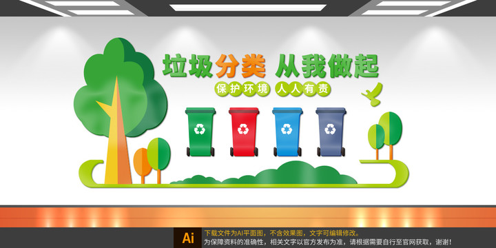 垃圾分類文化墻