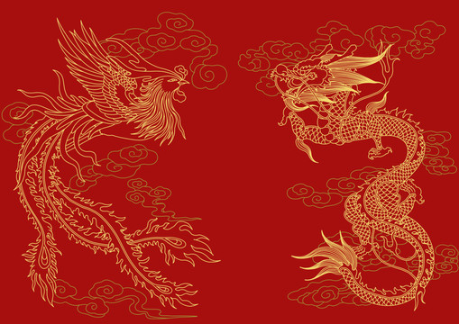 豎版龍鳳
