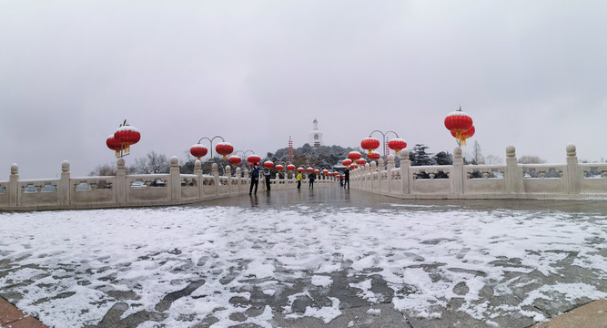 北海雪景