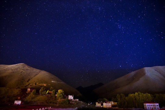 新都桥的星空