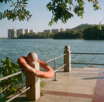 怡人的湖景