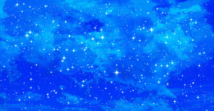 璀璨藍(lán)星空