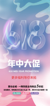 618促銷海報(bào)