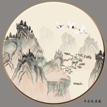 意境山水画