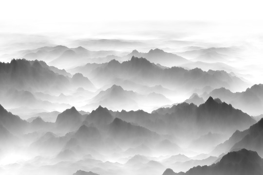 水墨山水畫
