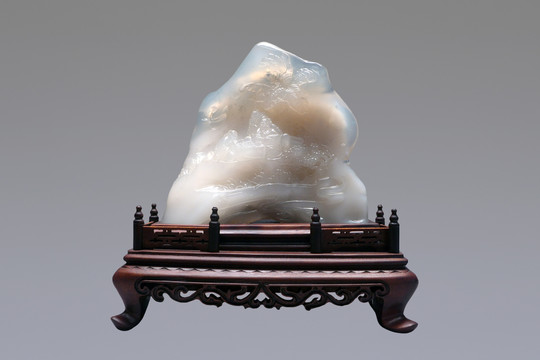 壽山白高山石