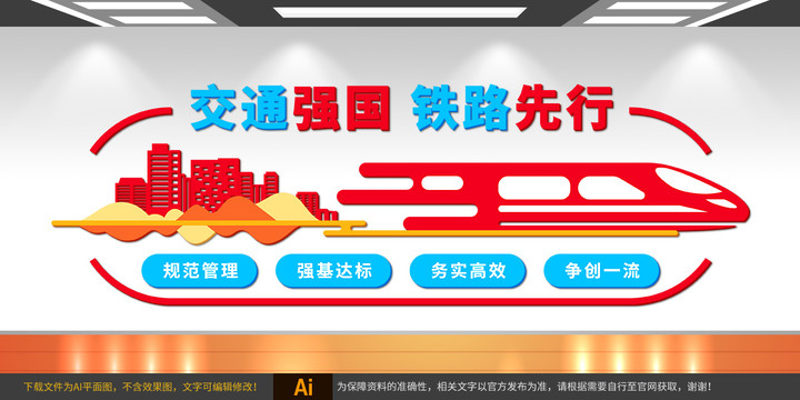 高鐵文化墻