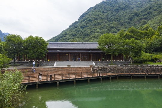 杭州富陽黃公望隱居地航拍