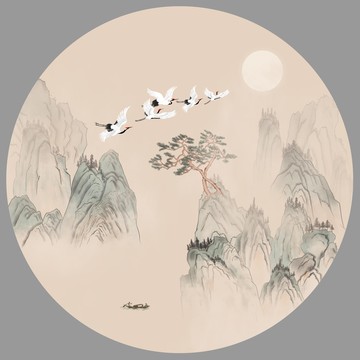 寫(xiě)意山水圖