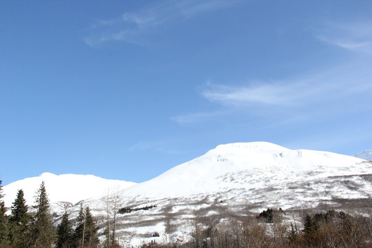 阿拉斯加雪山