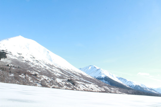 阿拉斯加雪山