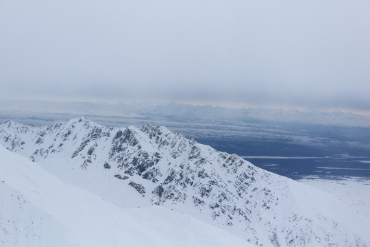 阿拉斯加雪山