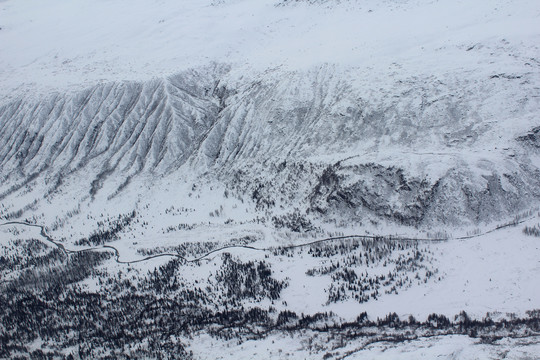 阿拉斯加雪山