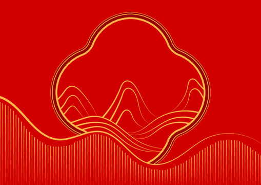 線條山水