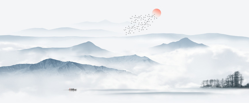 水墨山水