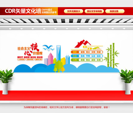 核心價(jià)值觀文化墻