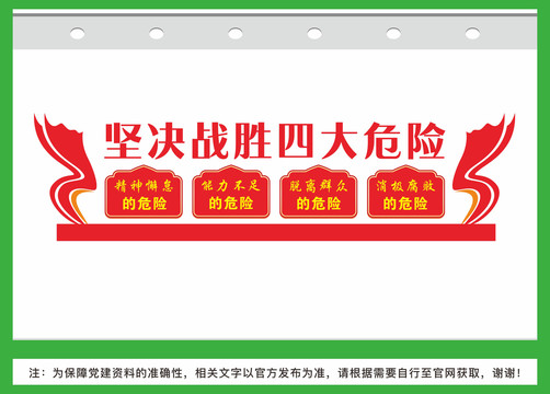 四大危險(xiǎn)宣傳展板