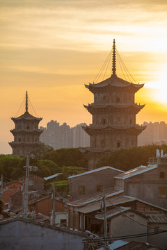 福建省泉州市开元寺西街东西塔