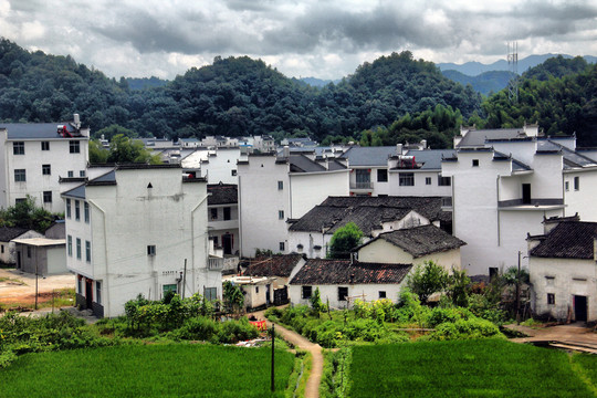 江西村庄田野