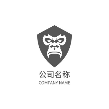 猩猩猴子logo商標(biāo)標(biāo)志