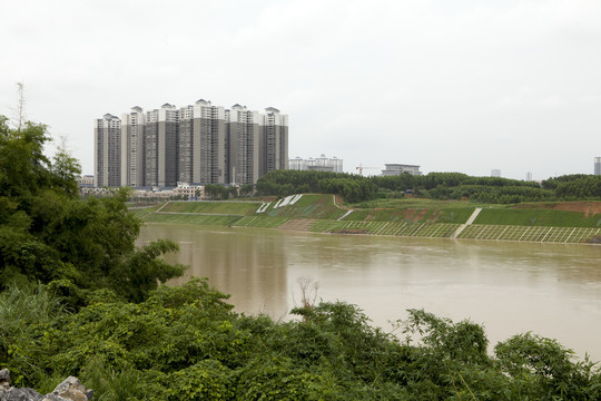 来宾红水河洪水