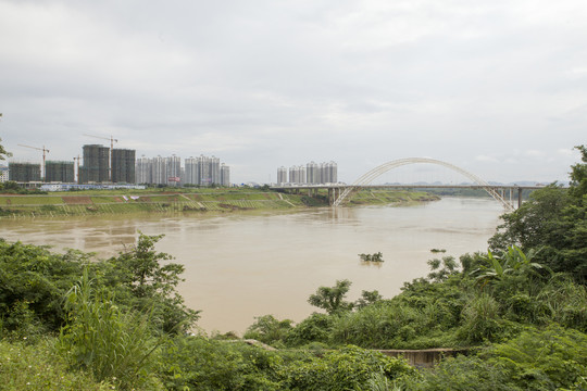 来宾红水河洪水