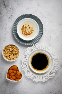 麦片豆浆萝卜咖啡营养早餐