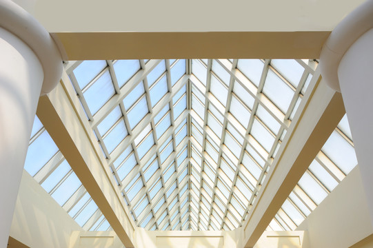 现代建筑玻璃屋顶