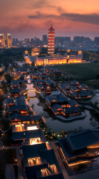 中国大运河博物馆航拍