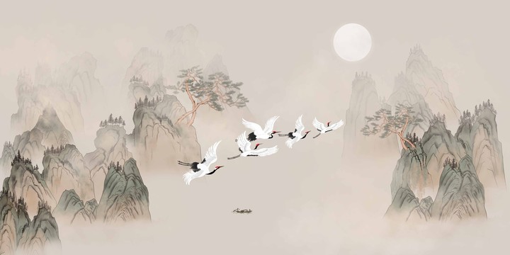 新中式山水畫