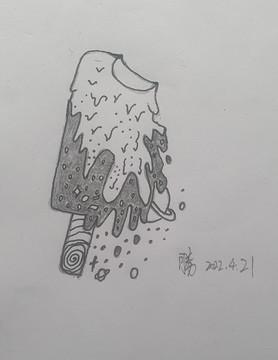 冰淇淋平面圖